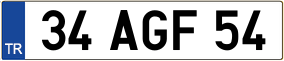 Truck License Plate